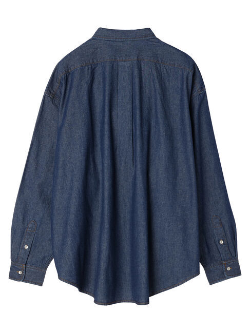  「ドロップショルダーデニムシャツ」|シャツ・ブラウス|