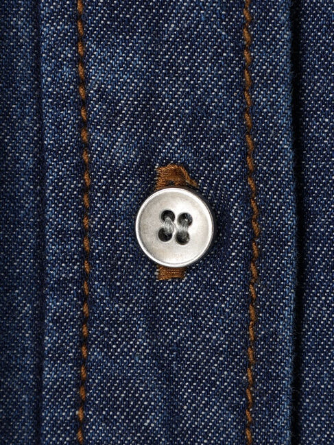  「ドロップショルダーデニムシャツ」|シャツ・ブラウス|