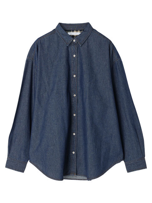  「ドロップショルダーデニムシャツ」|シャツ・ブラウス|