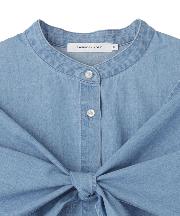AMERICAN HOLIC「スカーフセットデニムシャツ」|シャツ・ブラウス|