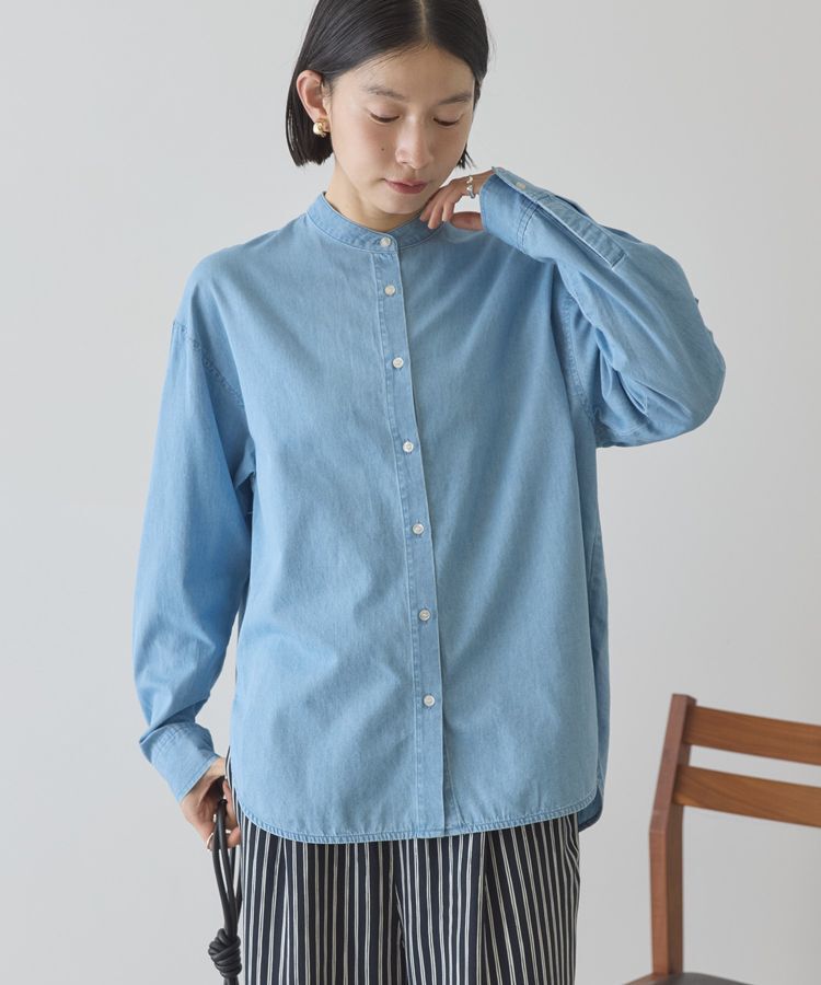 AMERICAN HOLIC「スカーフセットデニムシャツ」|シャツ・ブラウス|