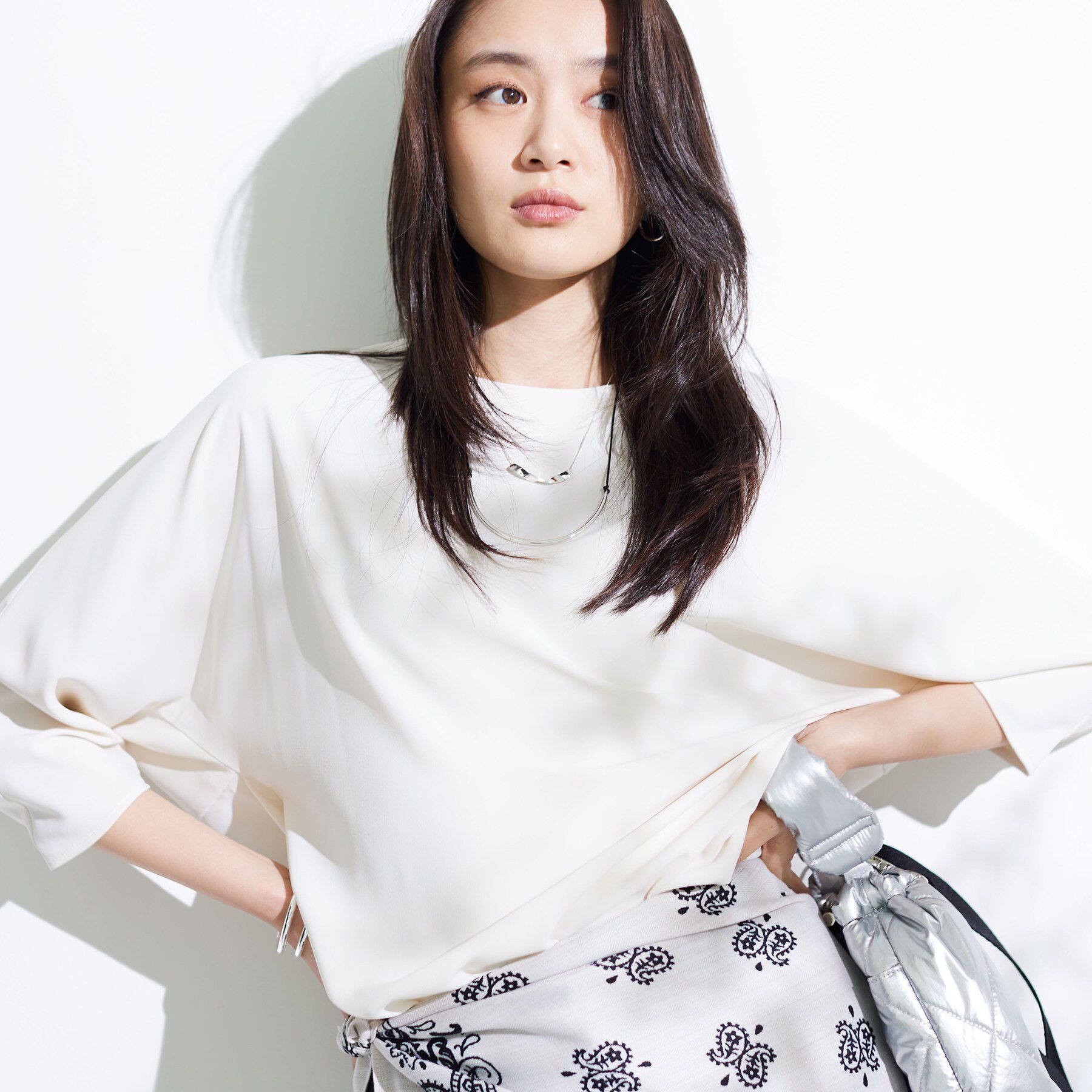 INDIVI「【さらに軽く軽快！／着る日傘】ドルマントップス」|シャツ・ブラウス|アイボリー(004)