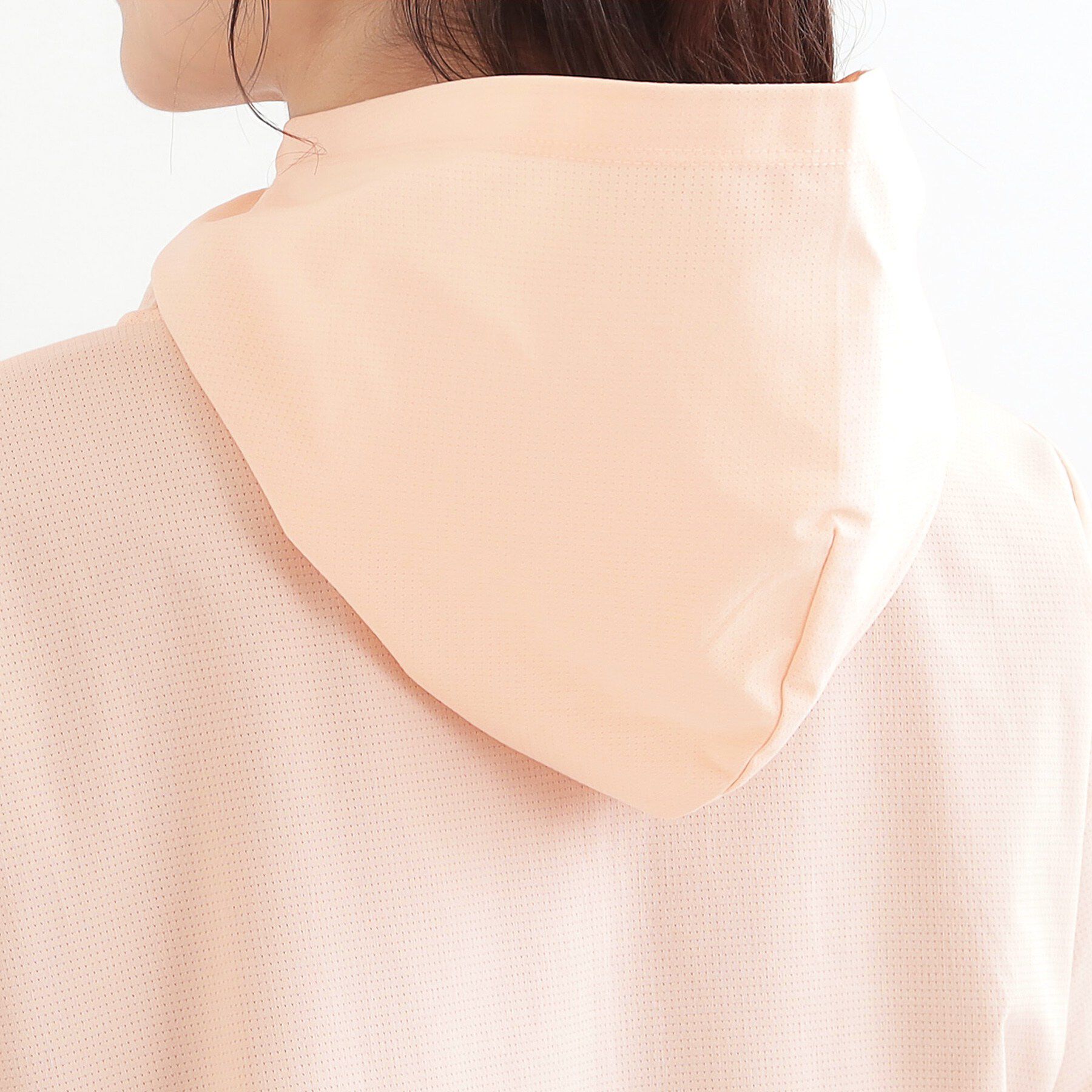 SHOO･LA･RUE「【UV/ひんやり/S-LL/体型カバー】女性らしさ溢れるペプラムデザイン メタルジップパーカー」|ブルゾン・スタジャン|