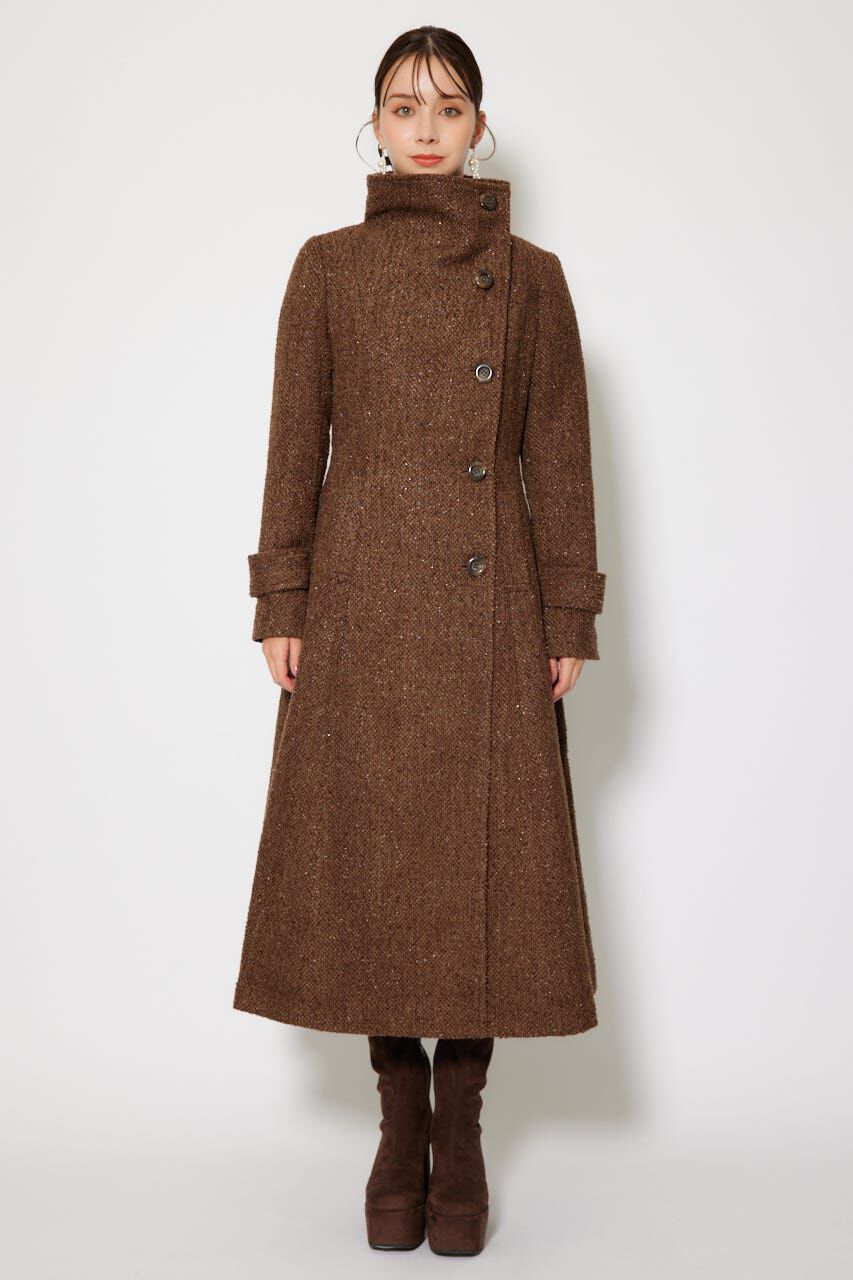 rienda「25オーバーネックシンデレララインコート」|その他|