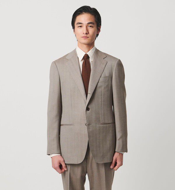 UNITED ARROWS「Vitale Barberis Canonico ヘリンボーン シングル 3ボタン スーツ MC-MODEL 撥水」|スーツ|