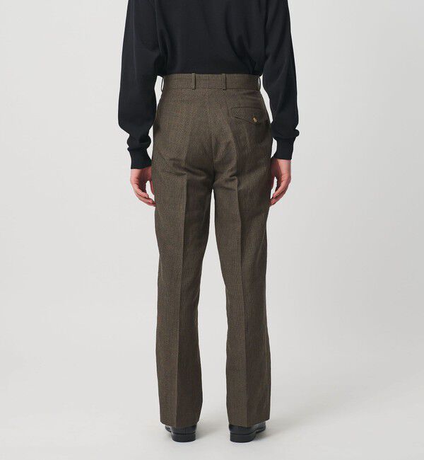 UNITED ARROWS「ウール/リネン トロピカル タンブラー ワイドストレート パンツ」|スラックス|