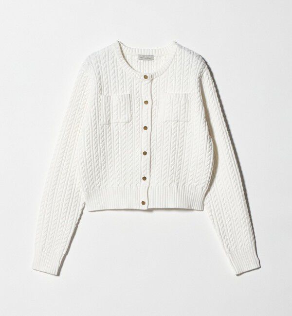 UNITED ARROWS green label relaxing「ケーブル ニット カーディガン ウォッシャブル」|カーディガン|