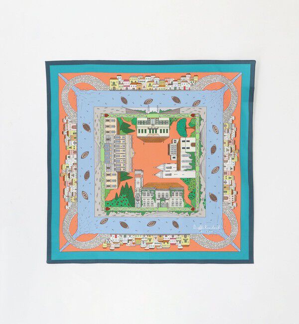 UNITED ARROWS green label relaxing「＜Dieffe Kinloch＞コットン プリント ハンカチ」|ハンカチ|