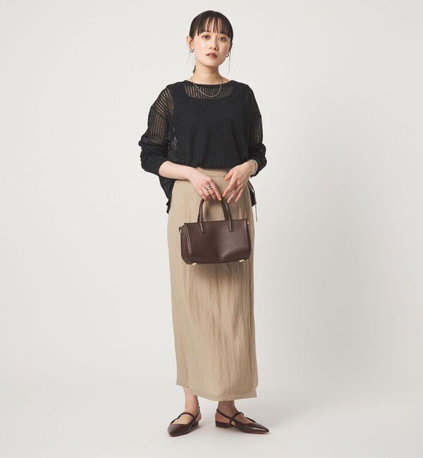 UNITED ARROWS green label relaxing「フレンチリネン メッシュ プルオーバー ニット」|ニット・セーター|