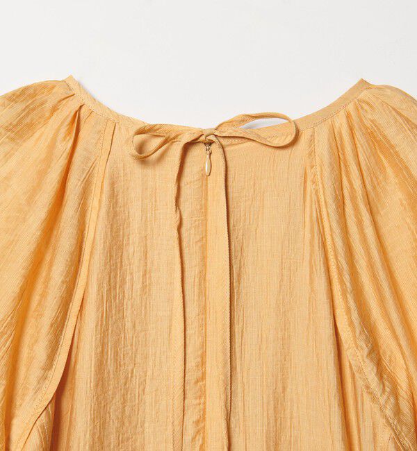 EMMEL REFINES「＜EMMEL REFINES＞EM バックリボン パイピング パフスリーブ ワンピース」|ワンピース|