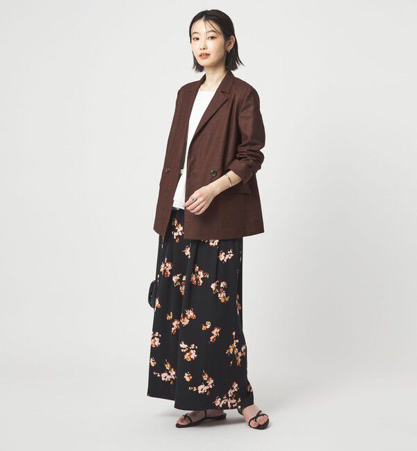 UNITED ARROWS green label relaxing「［size SHORTあり］ライト リネンライク ジャケット UVカット 通気性」|テーラードジャケット|