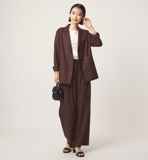 UNITED ARROWS green label relaxing「［size SHORTあり］ライト リネンライク ジャケット UVカット 通気性」|テーラードジャケット|