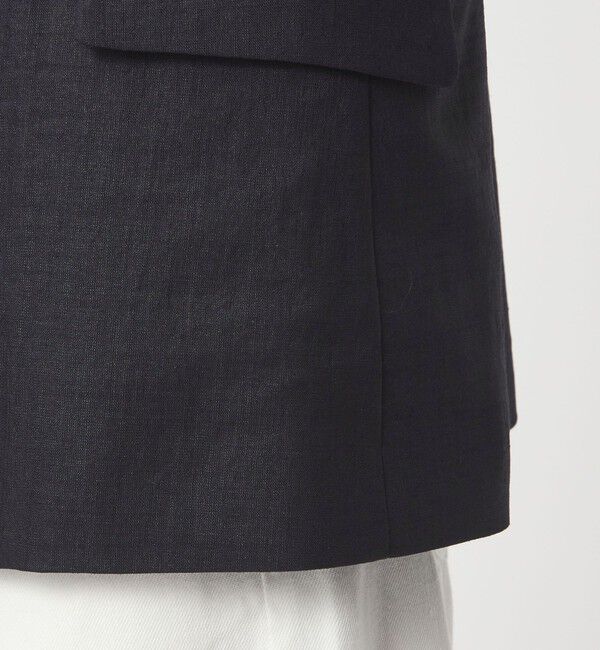 UNITED ARROWS green label relaxing「［size SHORTあり］ライト リネンライク ジャケット UVカット 通気性」|テーラードジャケット|