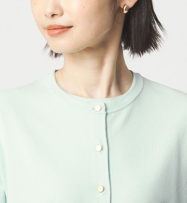 UNITED ARROWS green label relaxing「ハーフスリーブ ニット カーディガン ウォッシャブル 接触冷感 UVカット」|カーディガン|