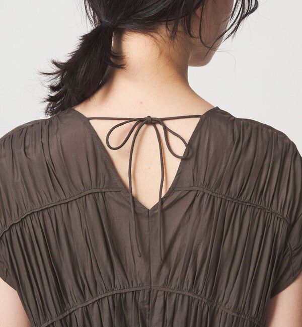 UNITED ARROWS green label relaxing「ティアード ギャザー ワンピース」|ワンピース|