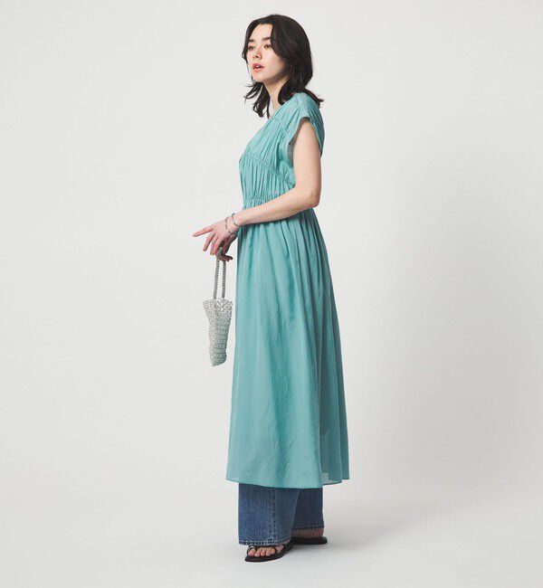 UNITED ARROWS green label relaxing「ティアード ギャザー ワンピース」|ワンピース|