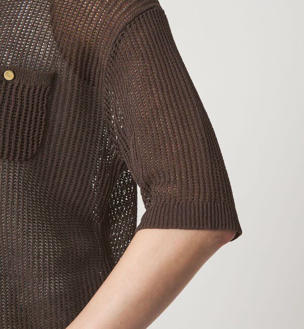 UNITED ARROWS green label relaxing「【結論シリーズ】デイリーメッシュカーデ ウォッシャブル」|カーディガン|