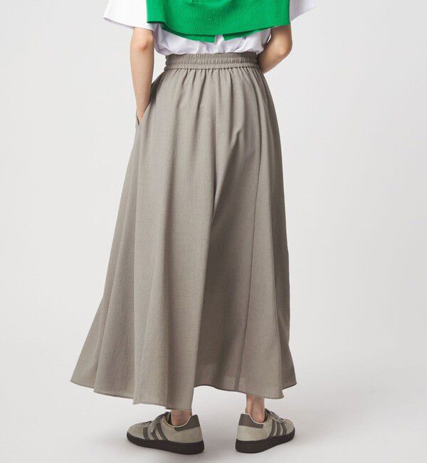 UNITED ARROWS green label relaxing「【結論シリーズ】ドライクロス フレアスカート［size SHORT/TALLあり］」|フレア|