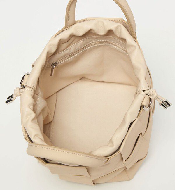 UNITED ARROWS green label relaxing「2WAY 編込み 巾着 トートバッグ / ショルダーバッグ」|ショルダー・メッセンジャー|