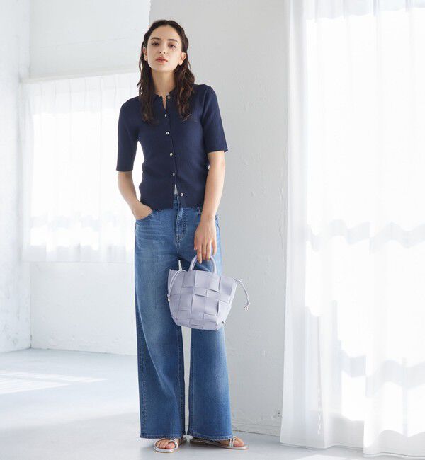 UNITED ARROWS green label relaxing「2WAY 編込み 巾着 トートバッグ / ショルダーバッグ」|ショルダー・メッセンジャー|