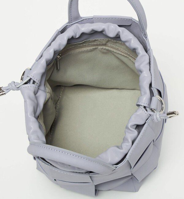 UNITED ARROWS green label relaxing「2WAY 編込み 巾着 トートバッグ / ショルダーバッグ」|ショルダー・メッセンジャー|