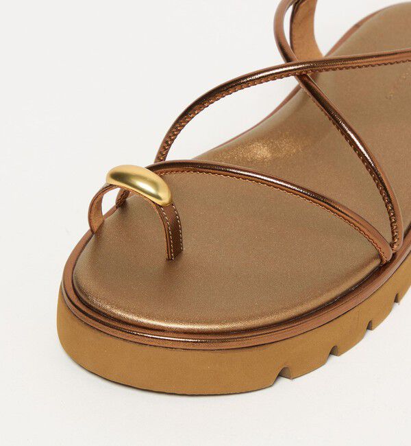 UNITED ARROWS green label relaxing「メタルトング プラット サンダル」|サンダル|