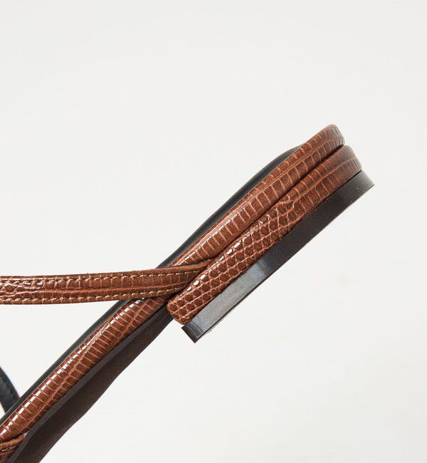 UNITED ARROWS green label relaxing「ライン フラット サンダル」|サンダル|