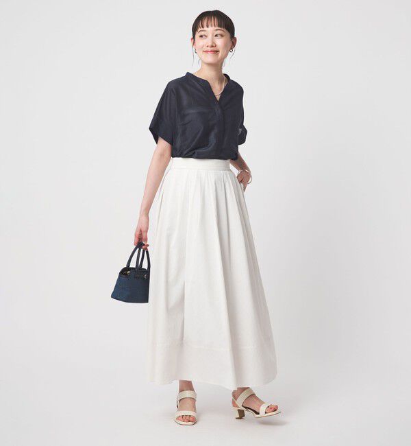 UNITED ARROWS green label relaxing「カールマイヤー ポケット ショートスリーブ ブラウス マシンウォッシャブル 通気性」|シャツ・ブラウス|