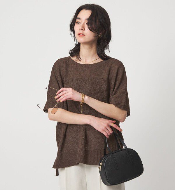 UNITED ARROWS green label relaxing「ペーパー ヤーン プルオーバー」|ニット・セーター|