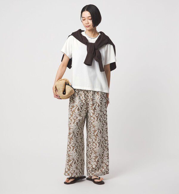 UNITED ARROWS green label relaxing「＜CHIHIRO HYODO&times;green label relaxing＞ワイドネック Tシャツ」|Tシャツ・カットソー|