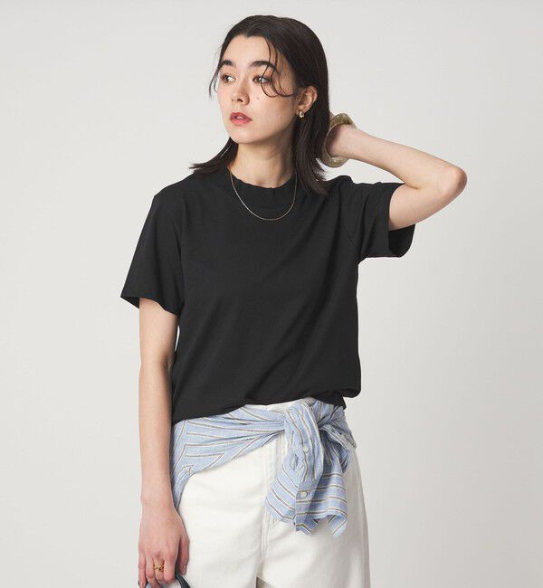 UNITED ARROWS green label relaxing「＜CHIHIRO HYODO&times;green label relaxing＞ワイドネック Tシャツ」|Tシャツ・カットソー|