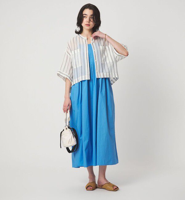 UNITED ARROWS green label relaxing「100/2 ポケット ストライプ シャツ」|シャツ・ブラウス|