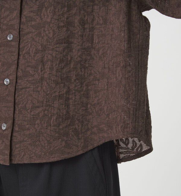 UNITED ARROWS green label relaxing「ジャガード シャツ」|シャツ・ブラウス|