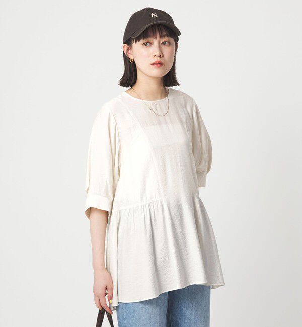 UNITED ARROWS green label relaxing「エアリー ボリューム ブラウス」|シャツ・ブラウス|