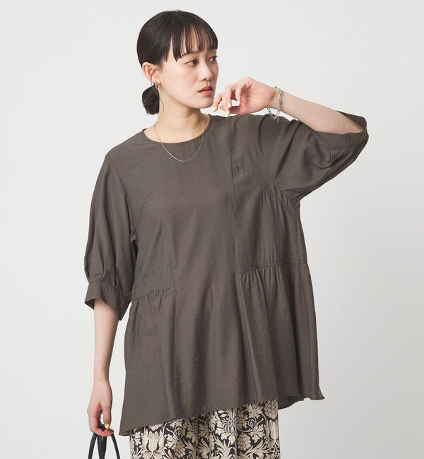 UNITED ARROWS green label relaxing「エアリー ボリューム ブラウス」|シャツ・ブラウス|