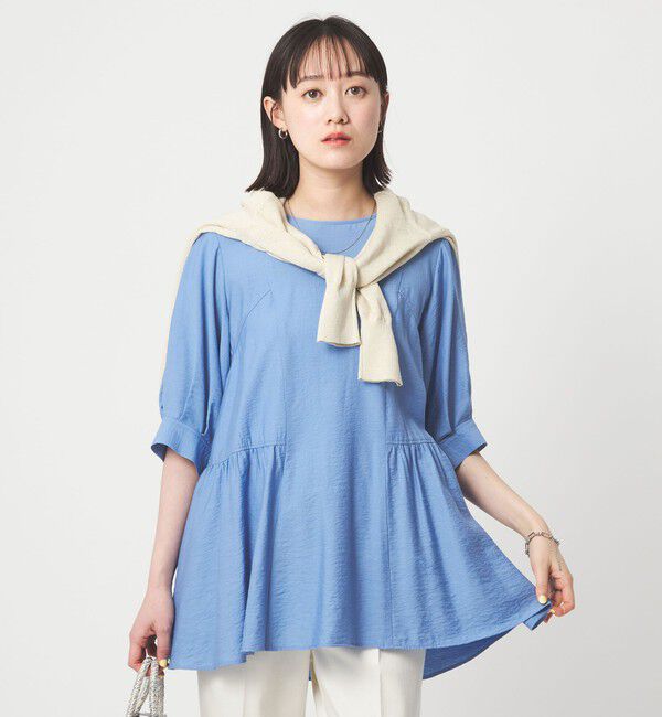 UNITED ARROWS green label relaxing「エアリー ボリューム ブラウス」|シャツ・ブラウス|LT.BLUE