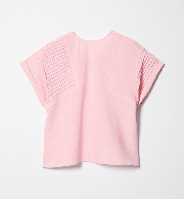 EMMEL REFINES「＜EMMEL REFINES＞EM ピンタック キーネック ブラウス」|シャツ・ブラウス|