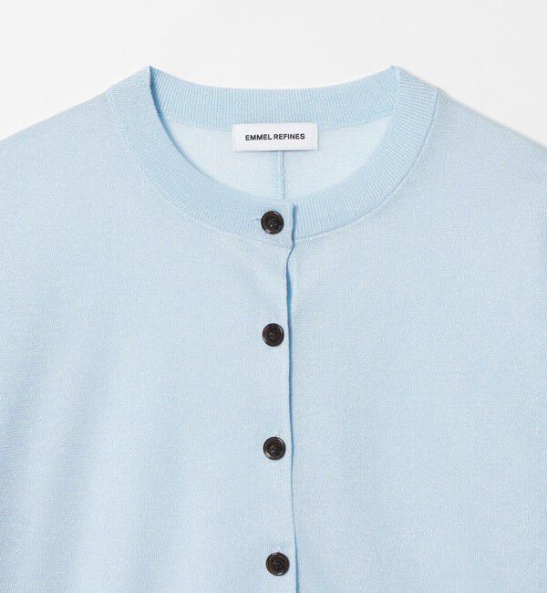 EMMEL REFINES「＜EMMEL REFINES＞EM シアー ショートスリーブ カーディガン」|カーディガン|