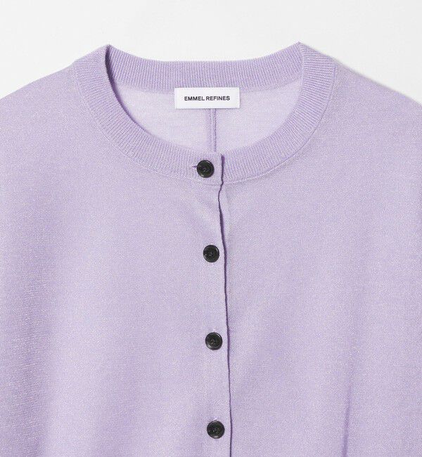 EMMEL REFINES「＜EMMEL REFINES＞EM シアー ショートスリーブ カーディガン」|カーディガン|