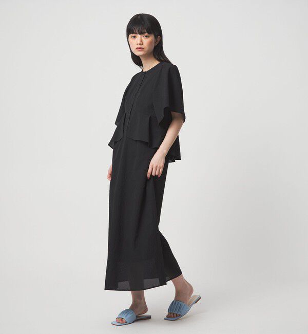 EMMEL REFINES「＜EMMEL REFINES＞EM カラミタンブラー フリル ワンピース」|ワンピース|