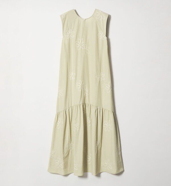 EMMEL REFINES「＜EMMEL REFINES＞EM フラワーシシュウ キリカエ ギャザー ワンピース」|ワンピース|