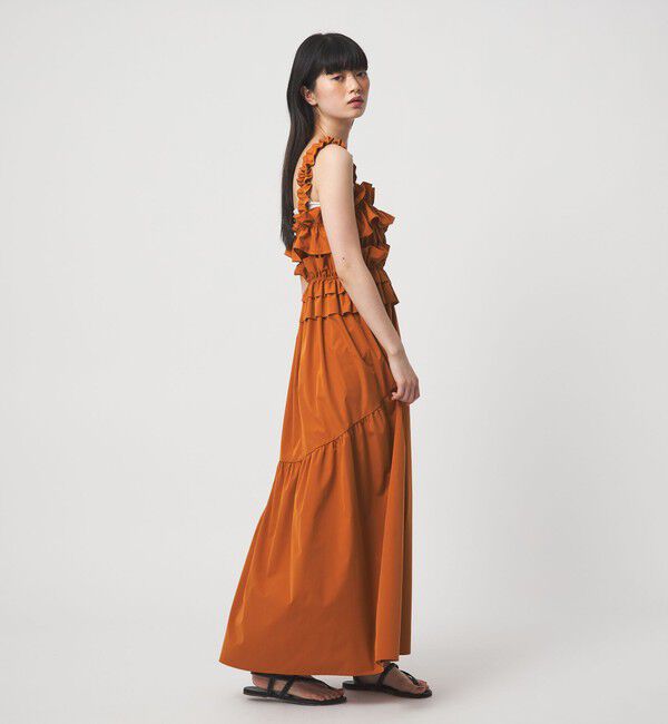 EMMEL REFINES「＜EMMEL REFINES＞EM フリル ギャザー ワンピース」|ワンピース|