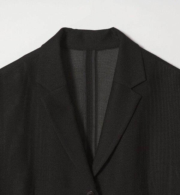 EMMEL REFINES「＜EMMEL REFINES＞EM カラミ 3ボタン ショートスリーブ ジャケット」|テーラードジャケット|