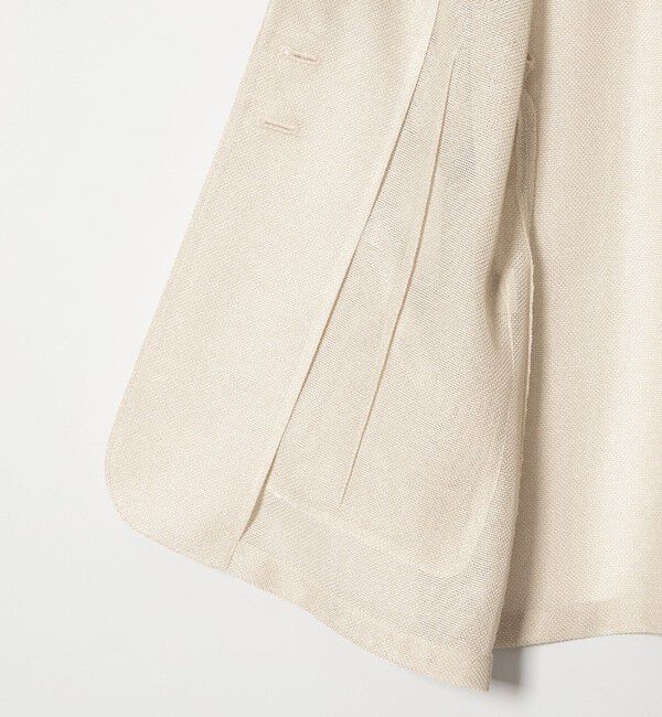 EMMEL REFINES「＜EMMEL REFINES＞EM カラミ 3ボタン ショートスリーブ ジャケット」|テーラードジャケット|