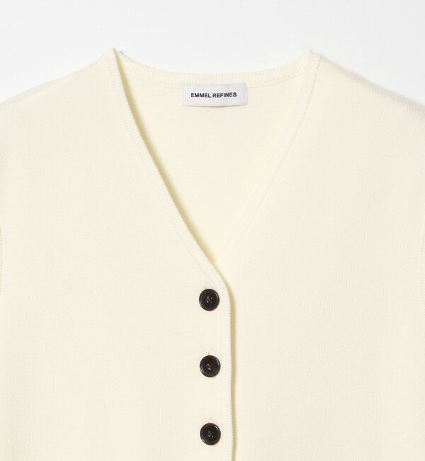 EMMEL REFINES「＜EMMEL REFINES＞EM HW ハイツイスト ニット ベスト」|ニット・セーター|