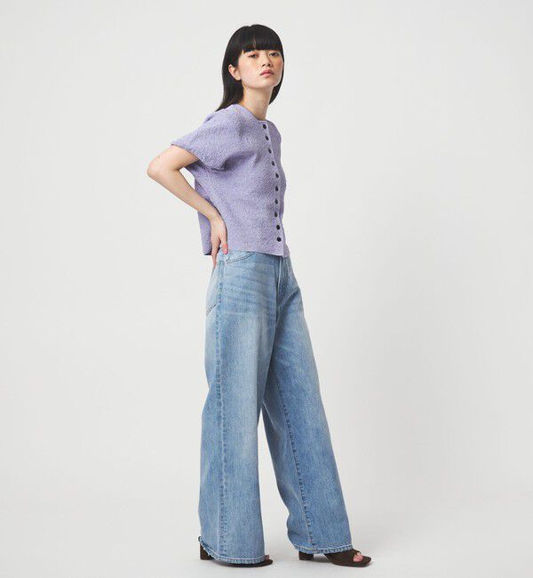 EMMEL REFINES「＜EMMEL REFINES＞EMジャガード パフスリーブ プルオーバー ＆ カーディガン」|ニット・セーター|