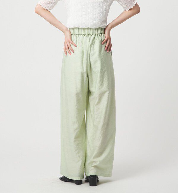 EMMEL REFINES「＜EMMEL REFINES＞EM マーブルローン イージーパンツ」|チノ|