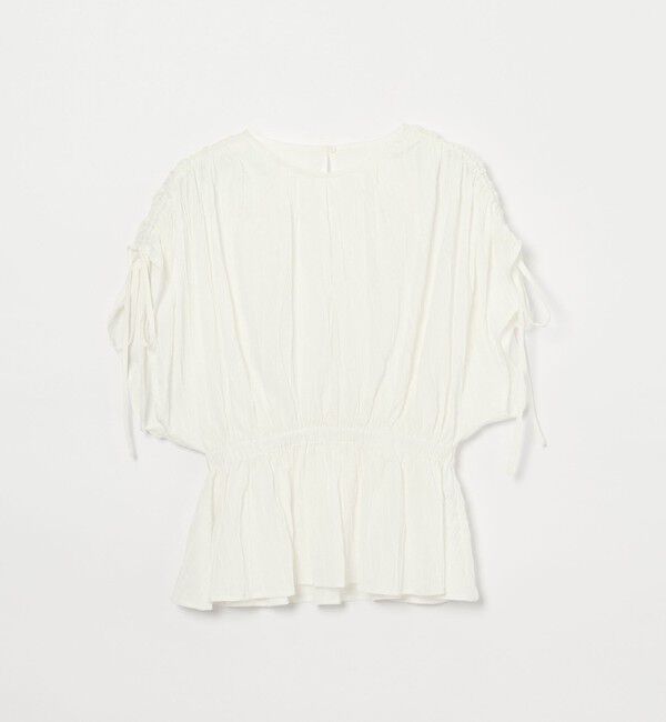EMMEL REFINES「＜EMMEL REFINES＞EM ドロストスリーブ ブラウス」|シャツ・ブラウス|