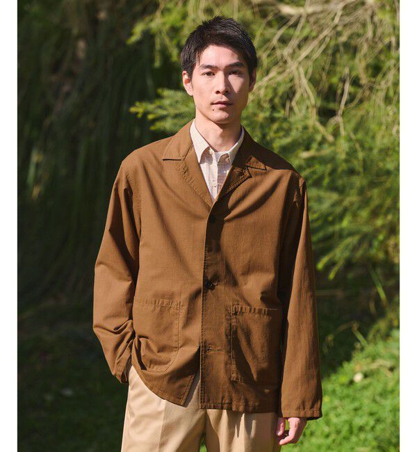 UNITED ARROWS green label relaxing「BREEZY メッシュ カバーオール ジャケット -通気性-」|ブルゾン・スタジャン|