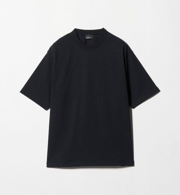 UNITED ARROWS green label relaxing「【WEB限定】ファンクショナル ヘビーウェイト クルーネック 半袖 Tシャツ カットソー -抗菌-」|Tシャツ・カットソー|BLACK